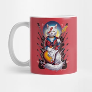 Ziggy Stardust Cat Mug